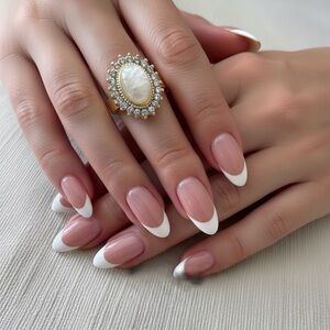 Vintage Pearl Halo Ring